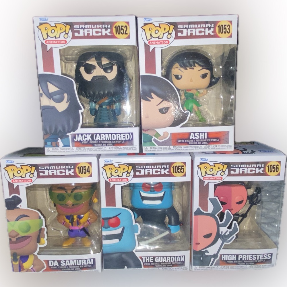 BUNDLE SAMURAI JACK COMPLETE SET FUNKO POP! ANIMATION